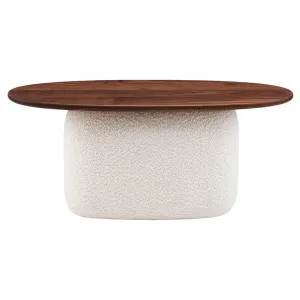De La Espada Azores Graciosa Small Side Table - Danish Oiled Walnut and Elle 200 Upholstery 139S-DOWELLE200 by De La Espada, a Side Table for sale on Style Sourcebook