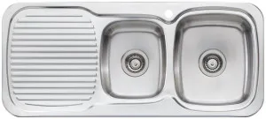 Oliveri Lakeland 1 and 3/4 Bowl Left Hand Drainer Sink LL137 by Oliveri, a Kitchen Sinks for sale on Style Sourcebook