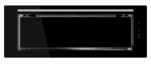Schweigen 90cm Matte Black Glass Under Canopy Rangehood with ISO Drive ST Motor KLS-9GLASSBLKSTPAK by Schweigen, a Rangehoods for sale on Style Sourcebook