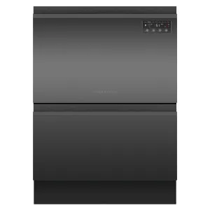 Fisher & Paykel Series 7 Contemporary Double DishDrawer Dishwasher Black DD60D2NB9 by Fisher & Paykel, a Dishwashers for sale on Style Sourcebook
