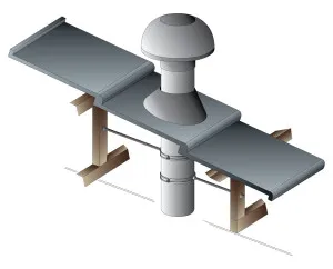 Falmec 20cm Tile Roof Install Kit HBX200TILE by Falmec, a Rangehoods for sale on Style Sourcebook