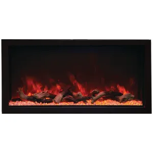 Remii 45 Inch Extra Tall Indoor Built-In Electric Fireplace with Black Steel Surround 102745-XT by Remii, a Heaters for sale on Style Sourcebook