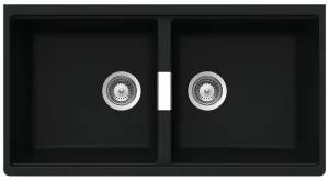 Abey Schock Horizont Double Bowl Undermount Sink N200UB by Abey, a Kitchen Sinks for sale on Style Sourcebook