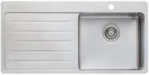 Oliveri Sonetto Single Bowl Left Hand Drainer Topmount Sink SN1022 by Oliveri, a Kitchen Sinks for sale on Style Sourcebook