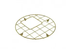Turner Hastings Cuisine Round 47 x 47 Brushed Brass Grid CUR471SSG-BB by Turner Hastings, a Kitchen Sinks for sale on Style Sourcebook
