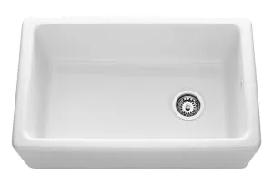 Abey Chambord Philippe II Single Bowl Ceramic Sink PHILIPPE-2W by Abey, a Kitchen Sinks for sale on Style Sourcebook