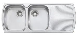 Oliveri Monet Double Bowl Right Hand Drainer Sink MO771NTH by Oliveri, a Kitchen Sinks for sale on Style Sourcebook