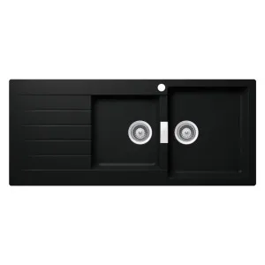 Abey Schock Signus 1& 3/4 Right Hand Bowl Sink with 1 Taphole - Puro D200PR by Abey, a Kitchen Sinks for sale on Style Sourcebook