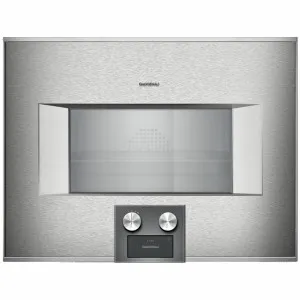 Gaggenau 60cm 400 Series Compact Built-In Combi-Steam Oven Bottom Controls Right Hinge BS474112 by null, a Ovens for sale on Style Sourcebook