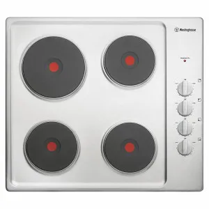 Westinghouse 60cm Electric Stainless Steel Cooktop WHS642SC by null, a Cooktops for sale on Style Sourcebook