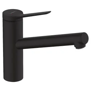Hansgrohe Zesis M33 150 1jet Sink Mixer Tap - Matte Black 74802673 by null, a Kitchen Taps & Mixers for sale on Style Sourcebook