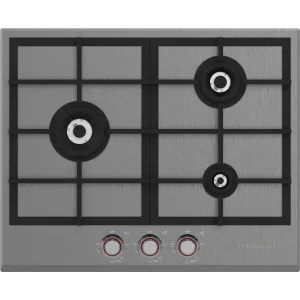Spezialist 64cm Natural Gas Stainless Steel Plate Cooktop with Black Metal Finish S30643SPBBMNG by Spezialist, a Cooktops for sale on Style Sourcebook