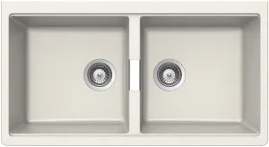 Abey Schock Horizont Double Bowl Undermount Sink N200UW by Abey, a Kitchen Sinks for sale on Style Sourcebook