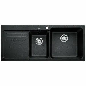 Blanco Bowl and 3/4 Inset Sink with Left Hand Drainer Anthracite NAYA8SRK5 by Blanco, a Kitchen Sinks for sale on Style Sourcebook