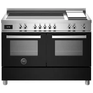 Bertazzoni 120cm Induction Cooktop & Griddle Plate Double Oven PRO125I2ENET by Bertazzoni, a Cooktops for sale on Style Sourcebook