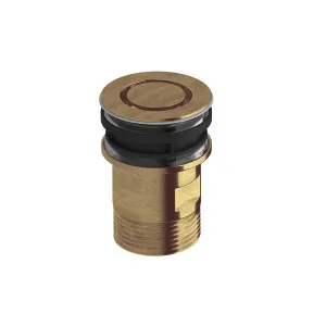 Sussex Taps Bath Plug and Waste Living Tumbled Brass SXBHPW-23 by Sussex Taps, a Kitchen Taps & Mixers for sale on Style Sourcebook