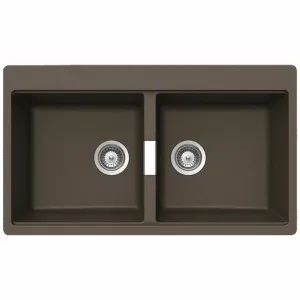 Abey Schock Horizont Double Bowl Sink N200S by Abey, a Kitchen Sinks for sale on Style Sourcebook