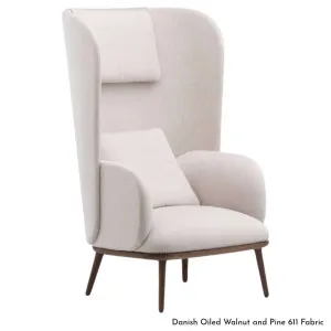 De La Espada Blanche Bergere Chair in Oak Timber - Upholstery A - 105KA by null, a Chairs for sale on Style Sourcebook