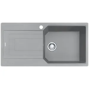Franke Urban 1000mm Single Bowl Topmount Sink with Left Hand Drainer - Grey UBG611-100SGLHD by Franke, a Kitchen Sinks for sale on Style Sourcebook