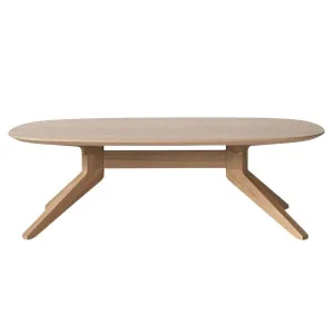 Case Furniture Cross Oval Coffee Table - Oak MH521O by null, a Coffee Table for sale on Style Sourcebook