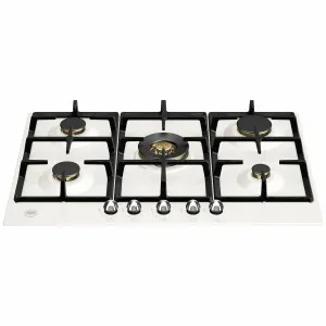 Bertazzoni 75cm Heritage Series Natural Gas Cooktop with Central Wok Burner P755CHERAX by Bertazzoni, a Cooktops for sale on Style Sourcebook