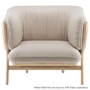 De La Espada Stanley Armchair in Ash Timber - Upholstery Range A - 102SAA by null, a Chairs for sale on Style Sourcebook
