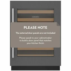 Sub-Zero Designer 42 Bottle Underbench Integrated Wine Cabinet Right Hinge ICBDEU2450WRH by Sub-Zero, a Wine Fridges for sale on Style Sourcebook
