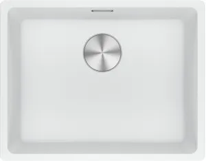Franke Maris 520mm Single Bowl Flushmount Sink Polar White MRG210-52PW-B by Franke, a Kitchen Sinks for sale on Style Sourcebook