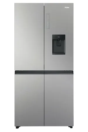 Haier 507L Quad Door Refrigerator Freezer Satina Silver HRF580YPS by Haier, a Refrigerators, Freezers for sale on Style Sourcebook