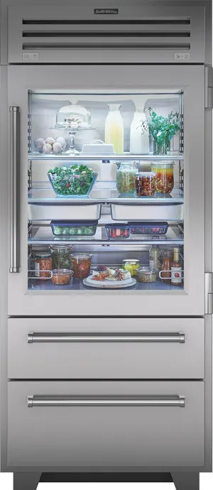 Sub-Zero Pro 660L Built-In Bottom Mount Fridge with Glass Door ICBPRO3650GRH by Sub-Zero, a Refrigerators, Freezers for sale on Style Sourcebook