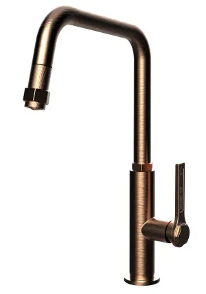 Gessi Officine Pull Out Kitchen Mixer Tap 60053COB by Gessi, a Kitchen Taps & Mixers for sale on Style Sourcebook