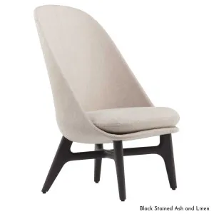 De La Espada Solo Lounge Chair in Ash Timber - Upholstery Range A 751AA by null, a Chairs for sale on Style Sourcebook