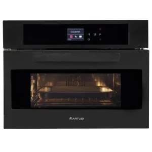 Artusi 60cm Built In Combination Steam Oven Matte Black ACS45MB by Artusi, a Ovens for sale on Style Sourcebook
