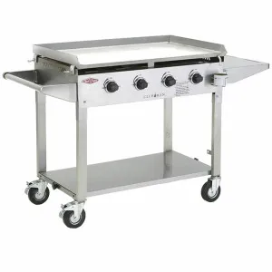 BeefEater Clubman 4 Burner Flat Top LPG BBQ BD16440 by BeefEater, a BBQs for sale on Style Sourcebook
