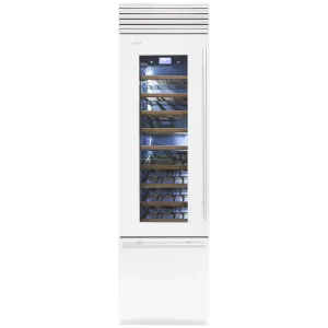 Fhiaba 60cm X-Pro Wine Cabinet with Drawer Left Hinge Pearl White XS5990TWT3AM1DH by Fhiaba, a Wine Fridges for sale on Style Sourcebook
