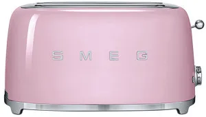 Smeg 50s Retro Style 4 Slice Toaster Pink TSF02PKAU by Smeg, a Small Kitchen Appliances for sale on Style Sourcebook