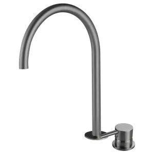 Rogerseller Tonic Hob Sink Mixer with Swivel Outlet - Graphite 360601375105 by Rogerseller, a Kitchen Taps & Mixers for sale on Style Sourcebook