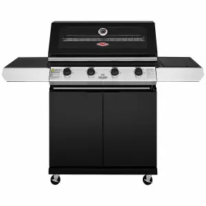BeefEater 1200 Series 4 Burner LPG BBQ with Trolley & Side Burner BMG1241BB by BeefEater, a BBQs for sale on Style Sourcebook