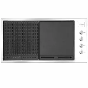 Artusi Stainless Steel Built-In LPG BBQ with Flat Lid ABBQM-ABBQMF by Artusi, a BBQs for sale on Style Sourcebook