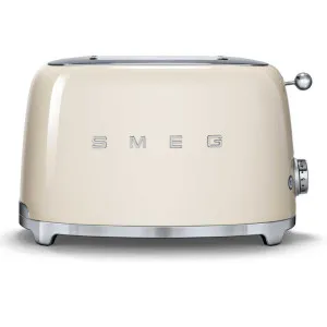 Smeg 50s Retro Style 2 Slice Toaster Cream TSF01CRAU by Smeg, a Small Kitchen Appliances for sale on Style Sourcebook