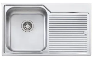 Oliveri Nu-Petite Single Bowl Topmount Sink with Right Hand Drainer NP621NTH by Oliveri, a Kitchen Sinks for sale on Style Sourcebook