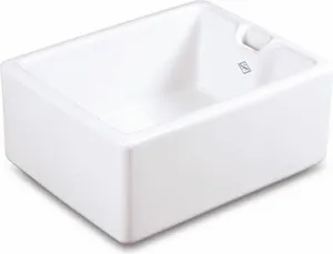 Shaws Belfast 600 Inset and Undermount Single Bowl Handcrafted Fireclay Sink SCBE600WH by Shaws, a Kitchen Sinks for sale on Style Sourcebook