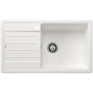 Blanco LEGRA XL 6S Single Bowl Top Mount Sink with Left Hand Drainer Silgranit White 528062 by Blanco, a Kitchen Sinks for sale on Style Sourcebook