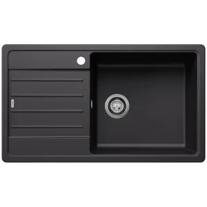 Blanco LEGRA XL 6S Single Bowl Top Mount Sink with Left Hand Drainer Silgranit Black 528063 by Blanco, a Kitchen Sinks for sale on Style Sourcebook