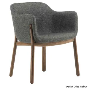 De La Espada Porto Dining Chair in Walnut Timber - Upholstery Range A - 388WA by null, a Chairs for sale on Style Sourcebook