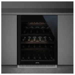 Smeg Dolce Stil Novo Built-In Wine Cooler - Right Hinge Black CVI638RN3 by Smeg, a Wine Fridges for sale on Style Sourcebook