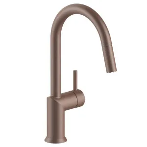 Fantini Nostromo Sink Mixer with Pull Out Hose - Matte Copper PVD 42P91852FZ by Fantini, a Kitchen Taps & Mixers for sale on Style Sourcebook