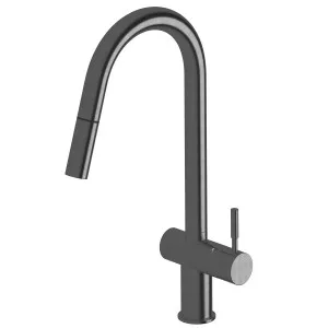 Sussex Taps Voda Pull Out Sink Mixer Tap - Smoke Gunmetal VSMPO-54 by Sussex Taps, a Kitchen Taps & Mixers for sale on Style Sourcebook