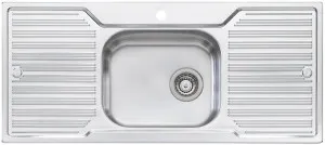 Oliveri Diaz Single Bowl Double Drainer Topmount Sink DZ133 by Oliveri, a Kitchen Sinks for sale on Style Sourcebook