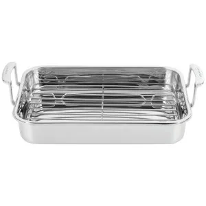 Scanpan Roasting Pan with Rack Stainless Steel 22137 by Scanpan, a Cookware for sale on Style Sourcebook